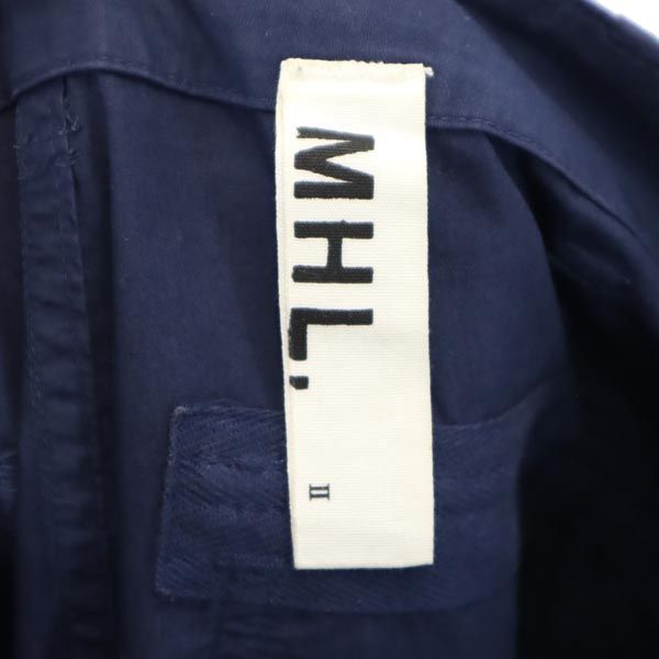 MARGARET HOWELL マーガレットハウエル 日本製 ロングパンツ 2 ネイビー系 レディース