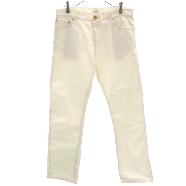 Paul Smith ポールスミス 日本製 ロングパンツ W32 白系 メンズ