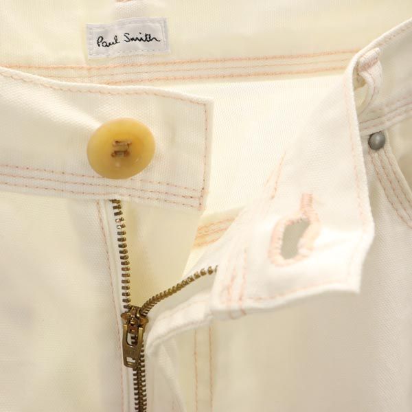 Paul Smith ポールスミス 日本製 ロングパンツ W32 白系 メンズ