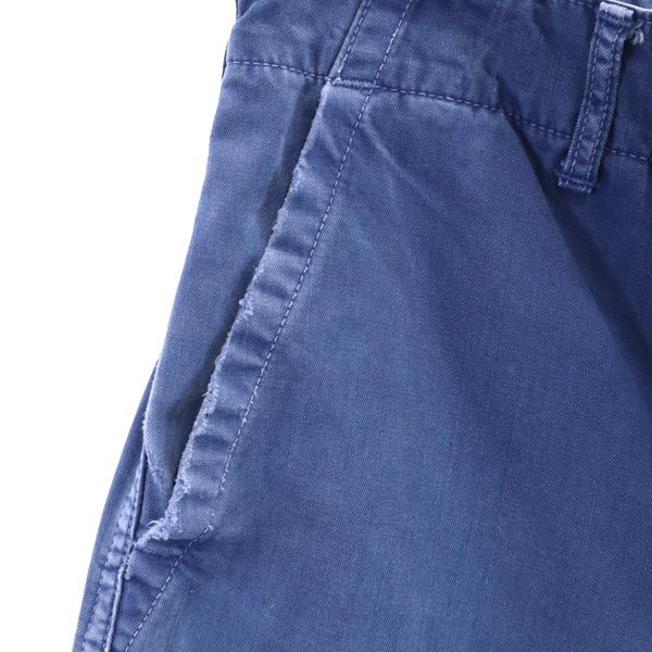 orSlow オアスロウ 日本製 デニムパンツ XS ブルー系 ボタンフライ ジーパン レディース