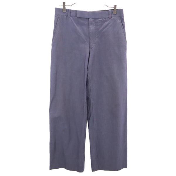MARC JACOBS マークジェイコブス USA製 ワイドパンツ w30 青系 レディース