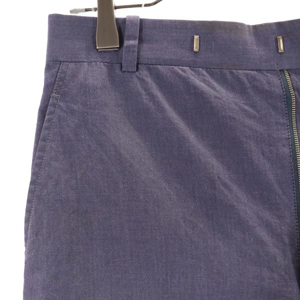 MARC JACOBS マークジェイコブス USA製 ワイドパンツ w30 青系 レディース