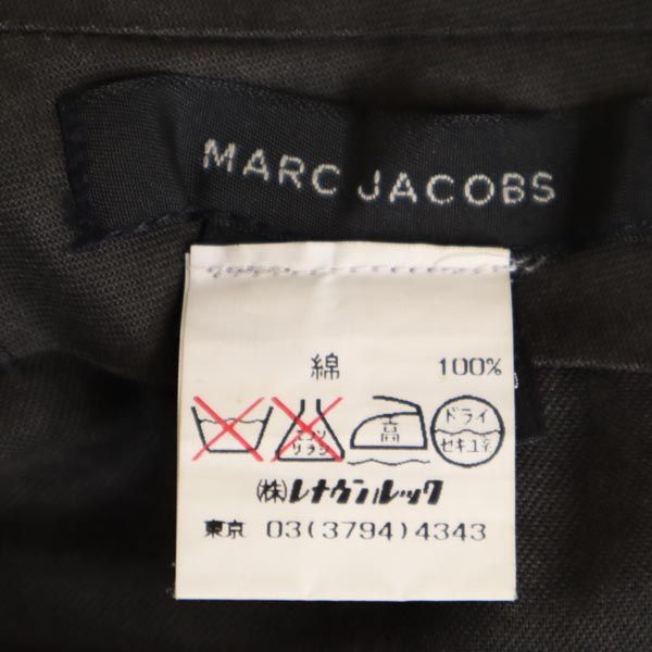 MARC JACOBS マークジェイコブス USA製 ワイドパンツ w30 青系 レディース