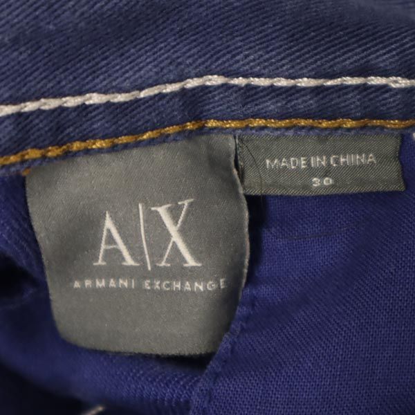 ARMANI EXCHANGE アルマーニエクスチェンジ ロングパンツ w30 青系 メンズ