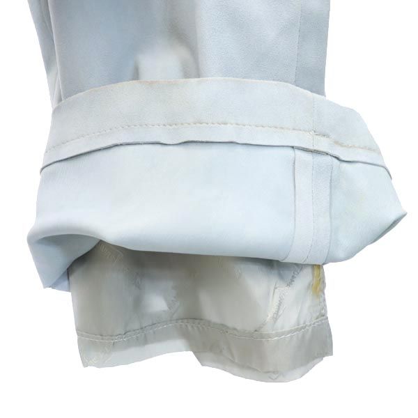 Salvatore Ferragamo サルヴァトーレフェラガモ イタリア製 ロングパンツ US10 ブルー系 サイドジップ レディース