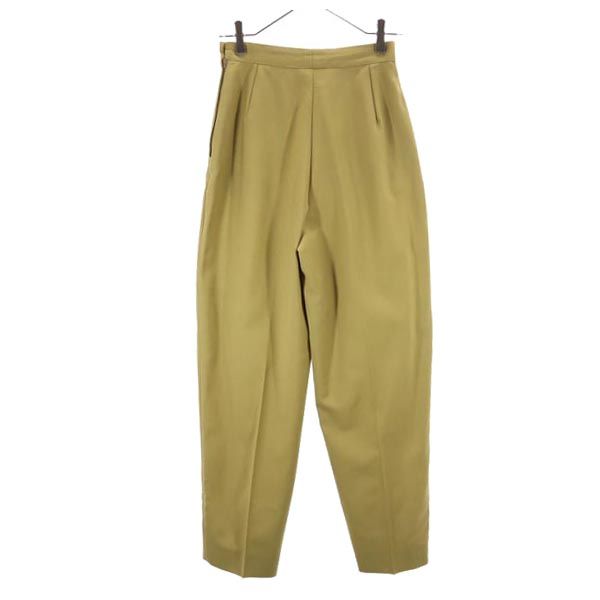 FENDI フェンディ イタリア製 ロング テーパードパンツ 38 ベージュ レディース