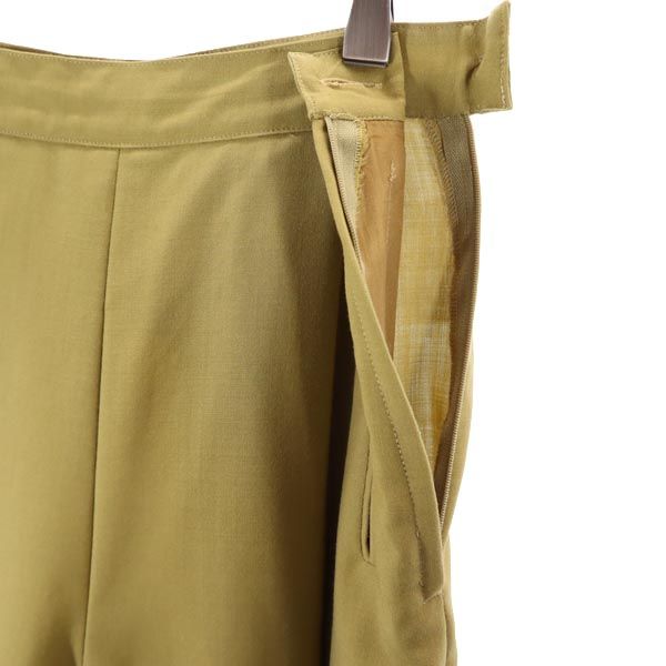 FENDI フェンディ イタリア製 ロング テーパードパンツ 38 ベージュ レディース