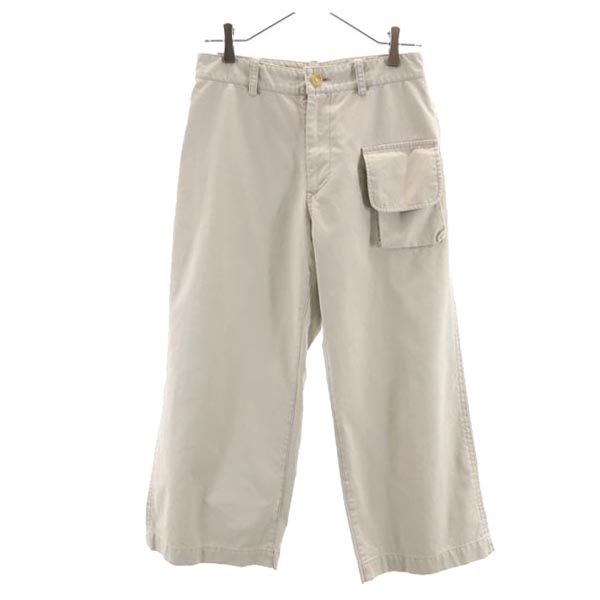 Y's ワイズ 日本製 クロップドパンツ 1 グレー メンズ