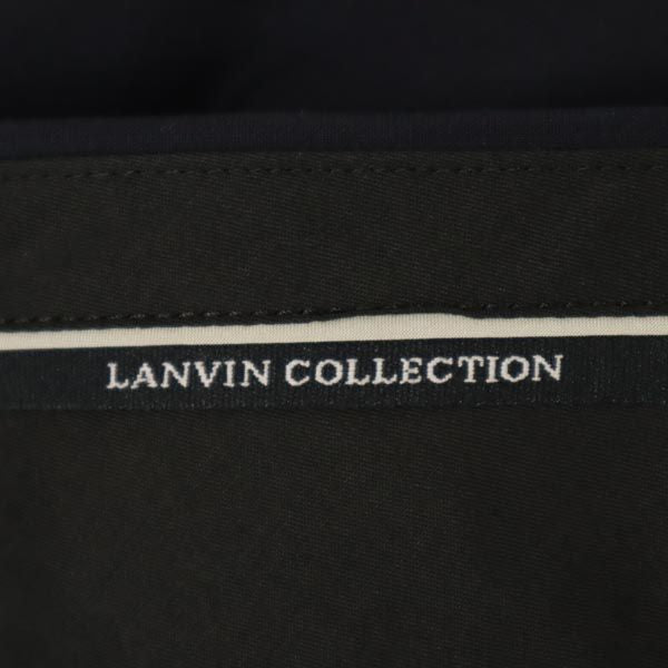 LANVIN ランバン 日本製 ウール スラックスパンツ 79 濃紺 メンズ