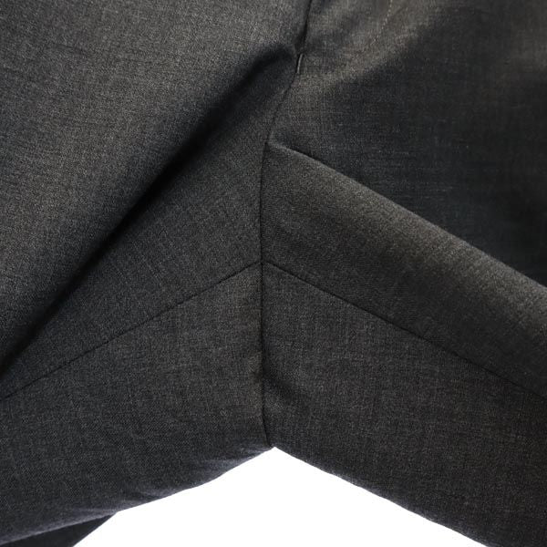 ランバン 日本製 ウール スラックスパンツ 82 グレー LANVIN メンズ