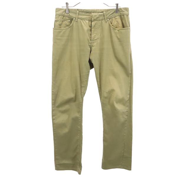 BALENCIAGA バレンシアガ イタリア製 パンツ w31 カーキ ボタンフライ メンズ