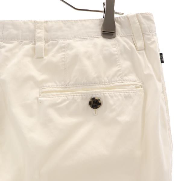 HUGO BOSS ヒューゴボス コットンパンツ 48 白 メンズ