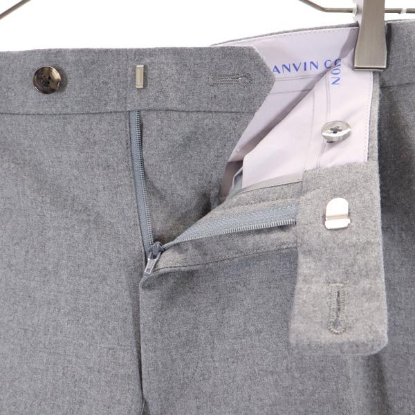 LANVIN ランバン ウール スラックスパンツ 82 グレー メンズ