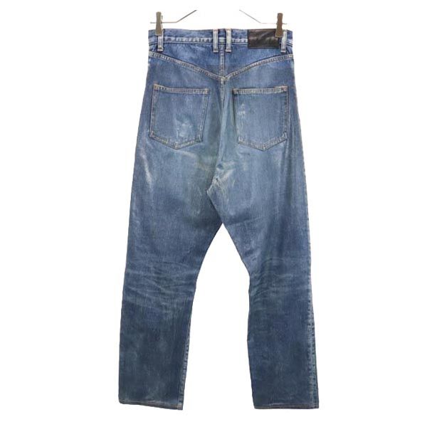 JOHN LAWRENCE SULLIVAN ジョンローレンスサリバン 日本製 コーティング加工 ストレートデニムパンツ 44 ジーパン メンズ