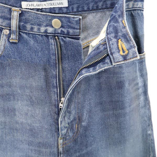 JOHN LAWRENCE SULLIVAN ジョンローレンスサリバン 日本製 コーティング加工 ストレートデニムパンツ 44 ジーパン メンズ