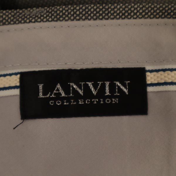 LANVIN ランバン モヘアブレンド ウール スラックスパンツ 82 グレー系 メンズ