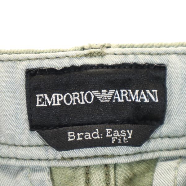 エンポリオアルマーニ ストレートデニムパンツ 46 カーキ系 Emporio Armani ボタンフライ ジーパン メンズ