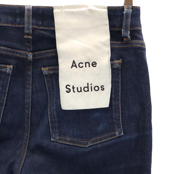 ACNE STUDIOS アクネストゥディオズ スキニーデニムパンツ W27 ネイビー ストレッチ ジーパン レディース