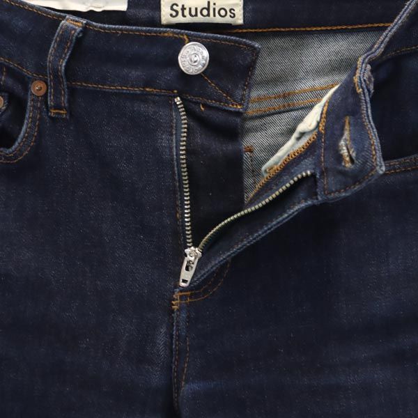 ACNE STUDIOS アクネストゥディオズ スキニーデニムパンツ W27 ネイビー ストレッチ ジーパン レディース