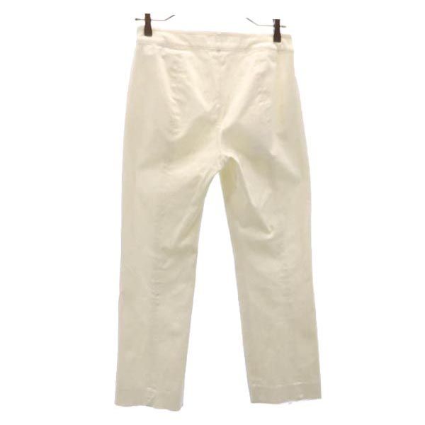 LANVIN ランバン 日本製 ロングパンツ 40 白 レディース