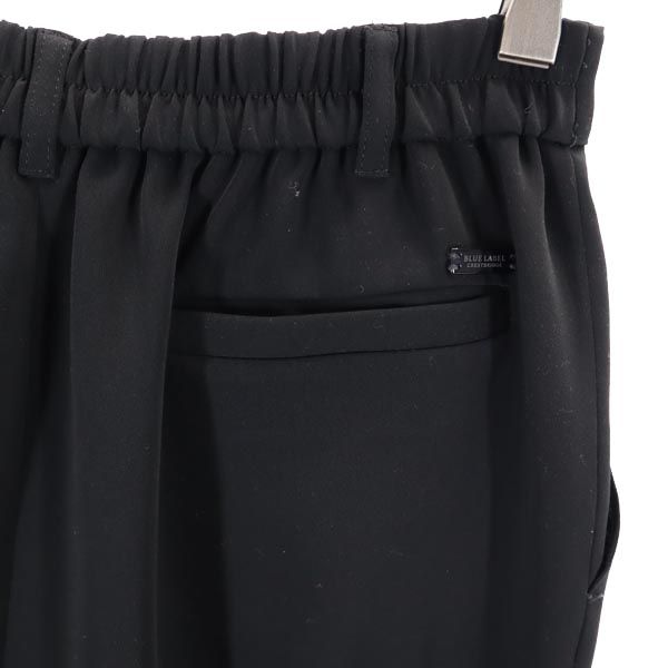 BLUE LABEL CRESTBRIDGE ブルーレーベルクレストブリッジ 三陽商会 スラックスパンツ 38 ブラック レディース