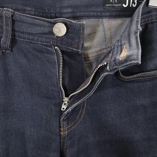 ARMANI EXCHANGE アルマーニエクスチェンジ スリムデニムパンツ w28 濃紺 ジーパン レディース