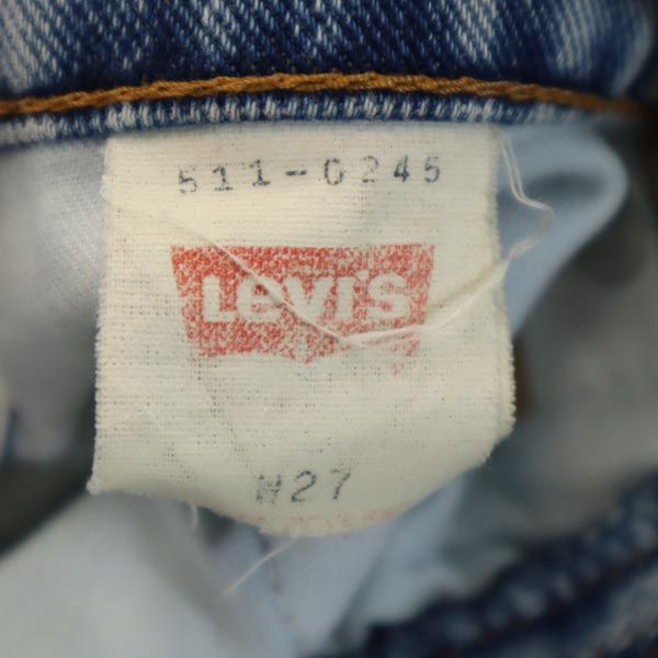 Levi's リーバイス 90s 511-0245 日本製 ストレートデニムパンツ w27 ジーパン メンズ