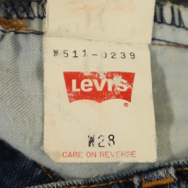 Levi's リーバイス 90s 511-0217 日本製 ストレートデニムパンツ w28 ジーパン レディース