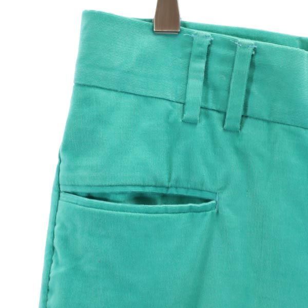 GUCCI グッチ ロールアップ コーデュロイパンツ グリーン系 メンズ