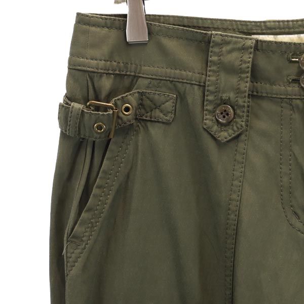 MICHAEL MICHAEL KORS マイケル マイケルコース ロールアップ カーゴパンツ 6 カーキ レディース