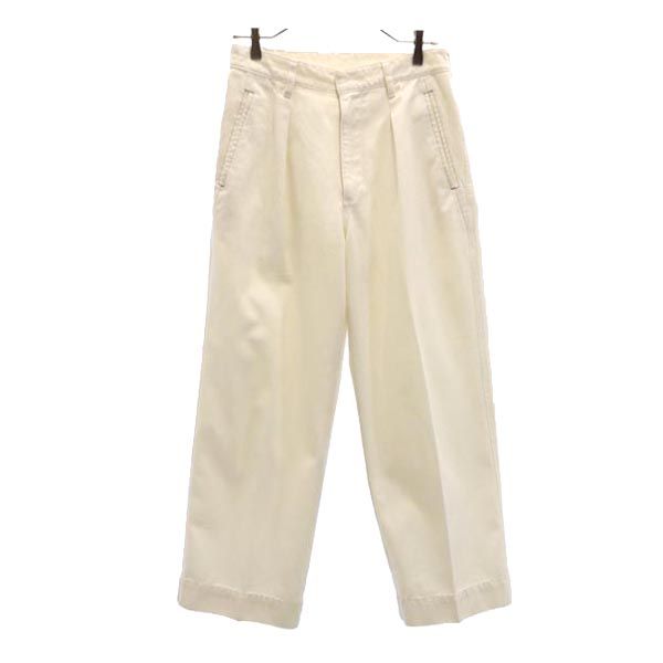 PUBLIC TOKYO パブリックトウキョウ 日本製 チノパンツ 2 ホワイト系 レディース