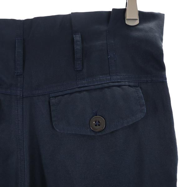 MARC BY MARC JACOBS マークバイマークジェイコブス シルクウールブレンド ワイドパンツ 2 ネイビー レディース