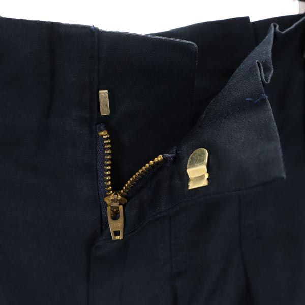 MARC BY MARC JACOBS マークバイマークジェイコブス シルクウールブレンド ワイドパンツ 2 ネイビー レディース