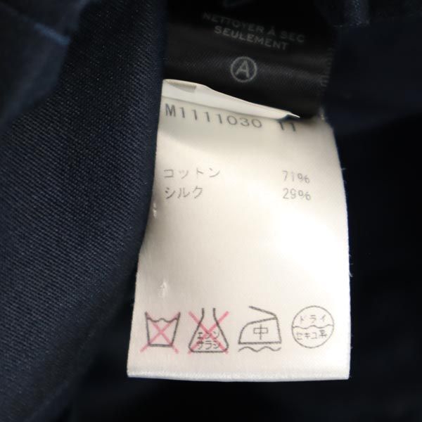 MARC BY MARC JACOBS マークバイマークジェイコブス シルクウールブレンド ワイドパンツ 2 ネイビー レディース