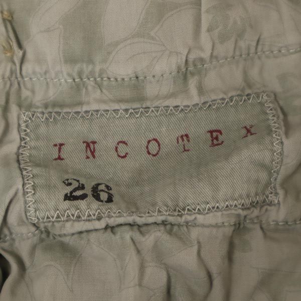 INCOTEX インコテックス ストレートデニムパンツ W26 グレー系 ジーパン ストレッチ レディース