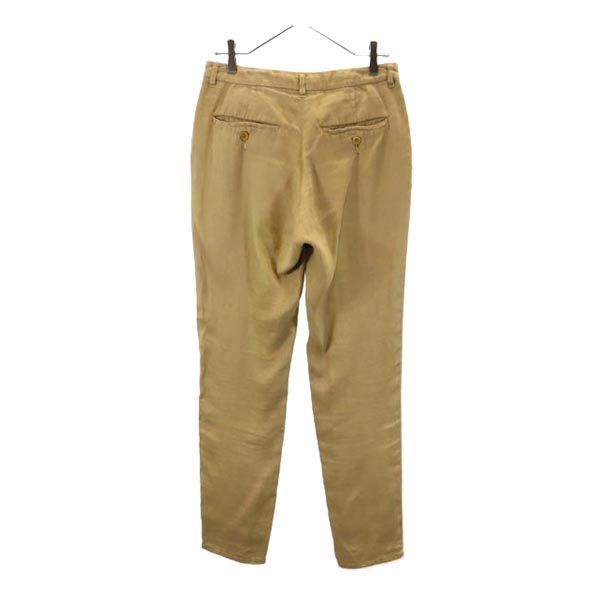 Nigel Cabourn ナイジェルケーボン 日本製 リネンブレンド パンツ 36 ベージュ ボタンフライ メンズ