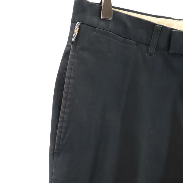 BURBERRY バーバリー 三陽商会 日本製 スラックスパンツ 85 黒 メンズ