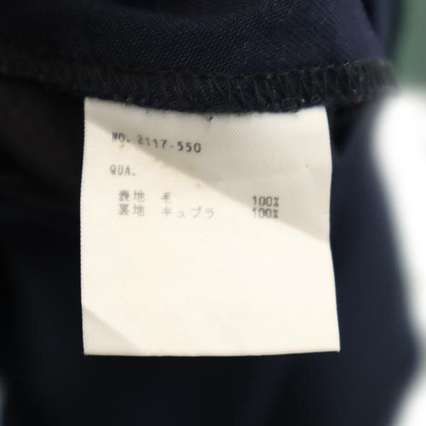 LAD MUSICIAN ラッドミュージシャン 日本製 スラックスパンツ 44 ネイビー メンズ