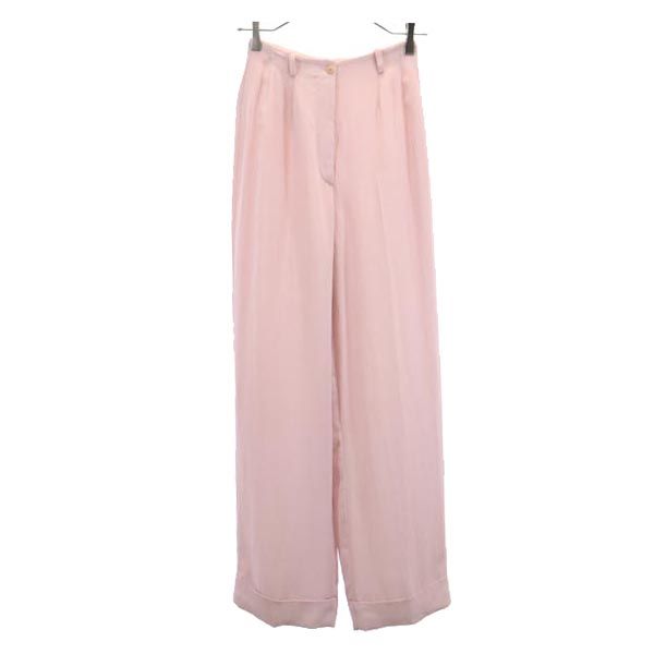 エンポリオアルマーニ イタリア製 スラックスパンツ 38 ピンク Emporio Armani レディース