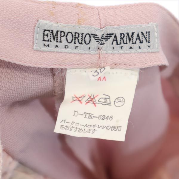 エンポリオアルマーニ イタリア製 スラックスパンツ 38 ピンク Emporio Armani レディース