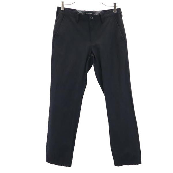 BLACK LABEL CRESTBRIDGE ブラックレーベルクレストブリッジ リネンブレンド 三陽商会 ロングパンツ S 黒系 スラックス メンズ