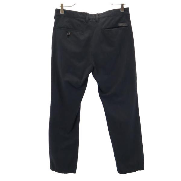 BLACK LABEL CRESTBRIDGE ブラックレーベルクレストブリッジ リネンブレンド 三陽商会 ロングパンツ S 黒系 スラックス メンズ