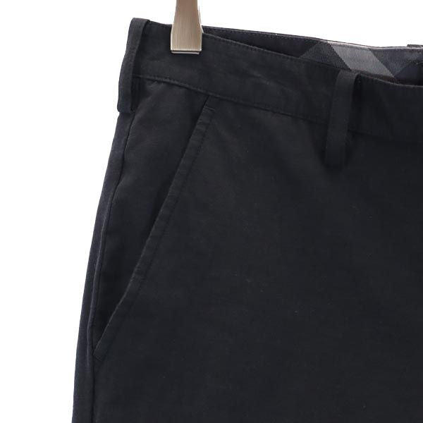 BLACK LABEL CRESTBRIDGE ブラックレーベルクレストブリッジ リネンブレンド 三陽商会 ロングパンツ S 黒系 スラックス メンズ