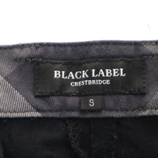 BLACK LABEL CRESTBRIDGE ブラックレーベルクレストブリッジ リネンブレンド 三陽商会 ロングパンツ S 黒系 スラックス メンズ
