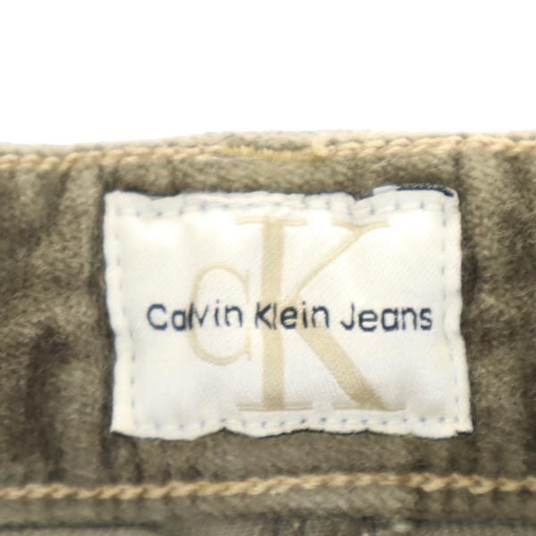 Calvin klein Jeans カルバンクラインジーンズ コーデュロイパンツ w27 カーキ メンズ