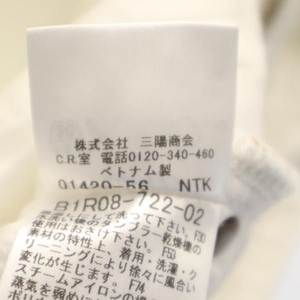 BURBERRY バーバリー 三陽商会 ロングパンツ 38 ホワイト レディース