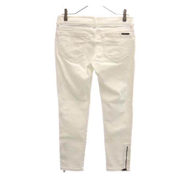 BURBERRY バーバリー 三陽商会 ロングパンツ 38 ホワイト レディース