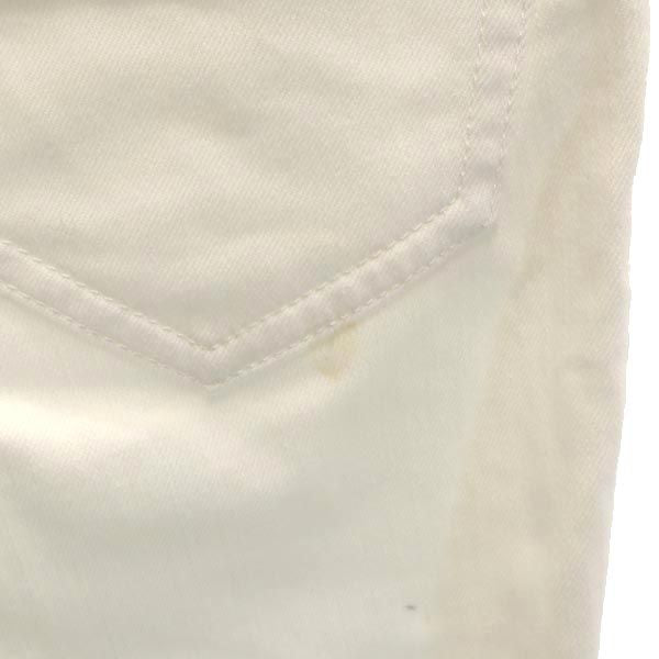 BURBERRY バーバリー 三陽商会 ロングパンツ 38 ホワイト レディース