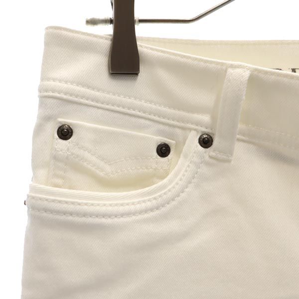 BURBERRY バーバリー 三陽商会 ロングパンツ 38 ホワイト レディース