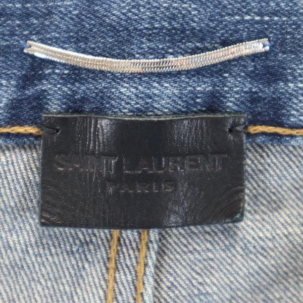 SAINT LAURENT サンローラン 日本製 ストレートデニムパンツ w27 ジーパン レディース